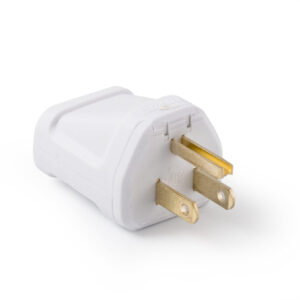 15 Amp 125V Grounded Plug (White)