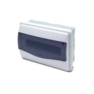 10 Module Enclosure with DIN Rail and Terminals, 8.46 x 10.04 x 4.13 in