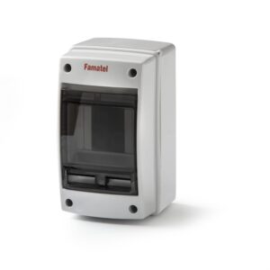 4 Module Enclosure with DIN Rail and Terminals, 6.73 x 3.94 x 3.94 in