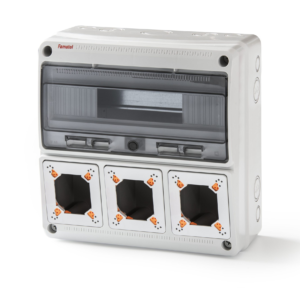 AcquaCOMBI 16 Module Distribution Enclosure with 3 Mounts