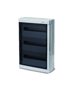 54 Module Enclosure with DIN Rail and Terminals, 25.20 x 16.93 x 6.30 in