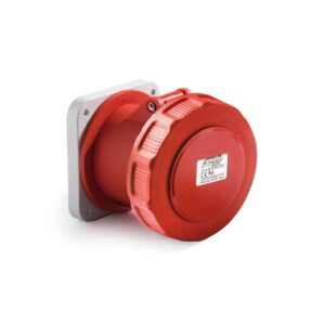 IP67 Straight panel plugs, 63A/400V