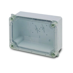 Acquabox IP55 ABS Junction Box with Transparent Lid 4.72 x 6.30 x 2.87 in