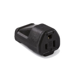15 Amp 125V Grounded Connector (Black)