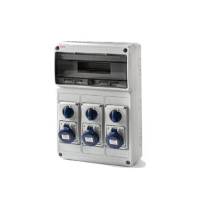 IP65 Industrial enclosure cabled, 16 modules