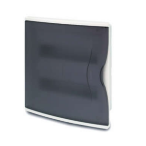 24 Module Enclosure with DIN Rail and Terminals, 13.78 x 12.20 x 3.15 in