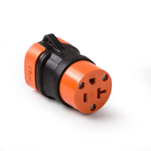 20-15 Amp 125V Grounded Connector (Rubber Grip)