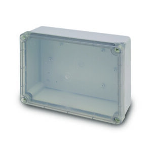 Acquabox IP55 ABS Junction Box with Transparent Lid 7.17 x 9.25 x 3.74 in