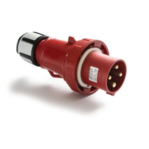 IP67 Mobile Plug, 63A 3P+T 400V