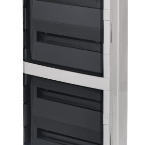 72 Module Enclosure with DIN Rail and Terminals, 34.57 x 16.93 x 6.30 in