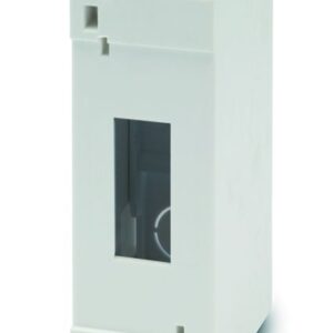 2 Module Enclosure with DIN Rail, 5.24 x 1.89 x 2.56 in
