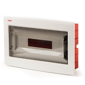 18 Module Enclosure with DIN Rail and Terminals, 11.81 x 18.31 x 3.35 in