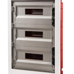 54 Module Enclosure with DIN Rail and Terminals, 26.77 x 18.31 x 3.74 in